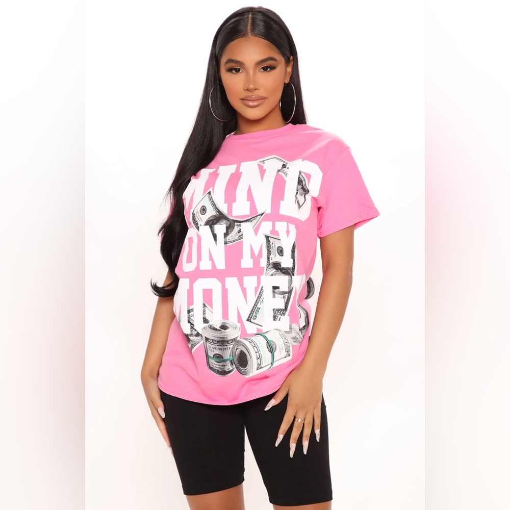 Mind On My Money Top - Pink